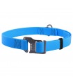 Collar Waudog Impermeable Azul 25mmx25-70cm